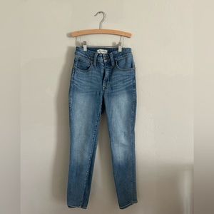 Madewell skinny jeans.